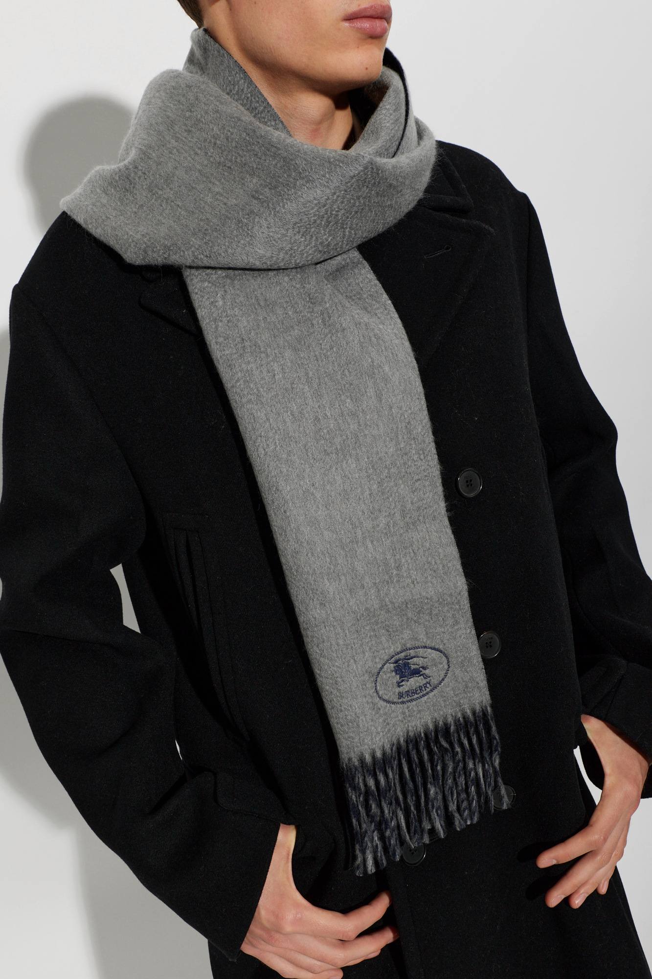 Grey Cashmere scarf Burberry - Vitkac AS